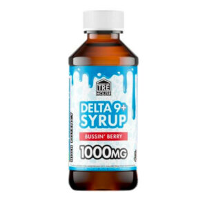 THC SYRUP – D8 + D9 SYRUP – BUSSIN BERRY – 1000MG – BY TRE HOUSE
